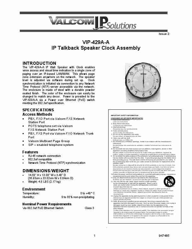 VALCOM IP SOLUTIONS VIP-429A-A-page_pdf